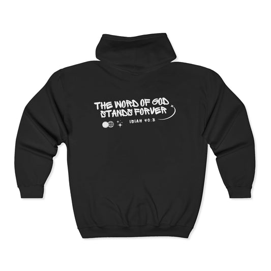 Word of God Stands Forever Zip Up